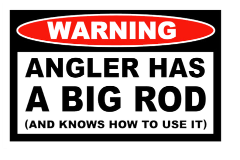Angler Has Big Rod